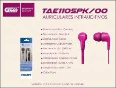 AURICULARES PHILIPS TAE1105PK