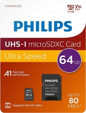 PHILIPS MICRO SD  64GB CLASE 10