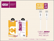 GMR PREMIUM CABLE PD TIPO-C 3A 100CM