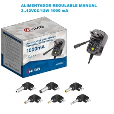 ALIMENTADOR REGULABLE  1000MA