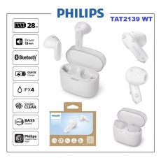 AURICULAR TWS PHILIPS TAT2139WT