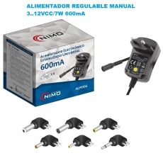 ALIMENTADOR REGULABLE  600MA