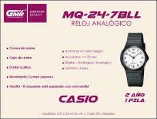 CASIO RELOJ ANALOGICO MQ24