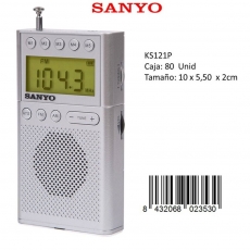 RADIO DIGITAL DE BOLSILLO SANYO KS121P