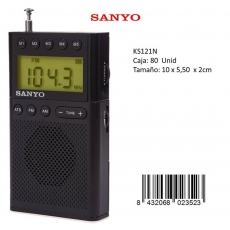 RADIO DIGITAL DE BOLSILLO SANYO KS121N