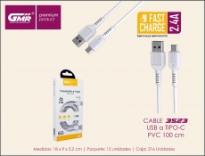 GMR PREMIUM CABLE TIPO-C 2,4A 100CM