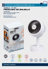 VENTILADOR DE MANO RECARGABLE