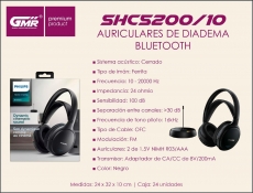 AURICULAR PHILIPS INALAMBRICO PARA TELEVISION HC5200